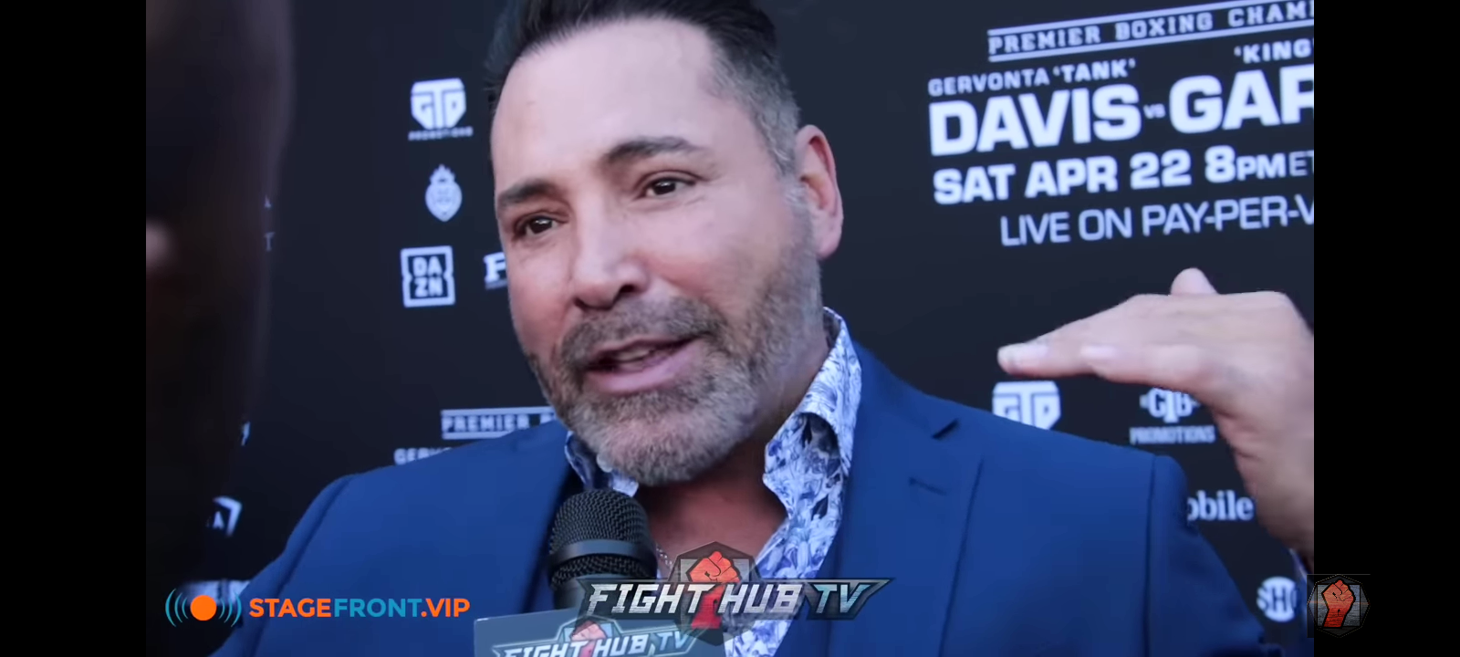 OSCAR DE LA HOYA SOUNDS OFF ON GERVONTA REHYDRATION CLAUSE FOR RYAN GARCIA FIGHT!