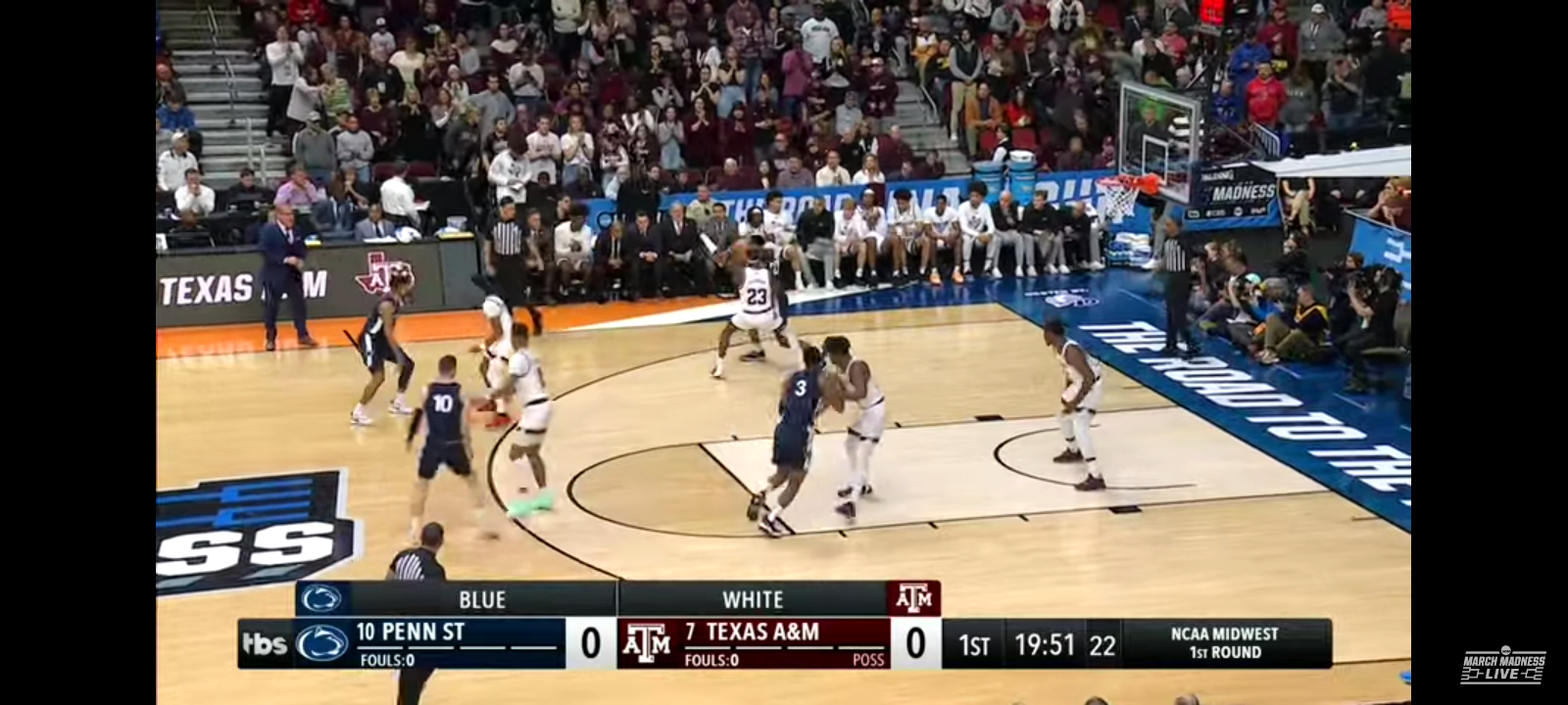 Penn State vs. Texas A&M – First Round NCAA tournament extended highlights