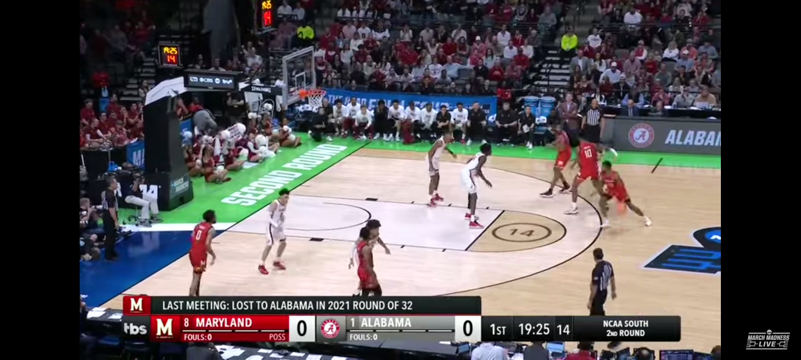 Alabama vs. Maryland – Second Round NCAA tournament extended highlights