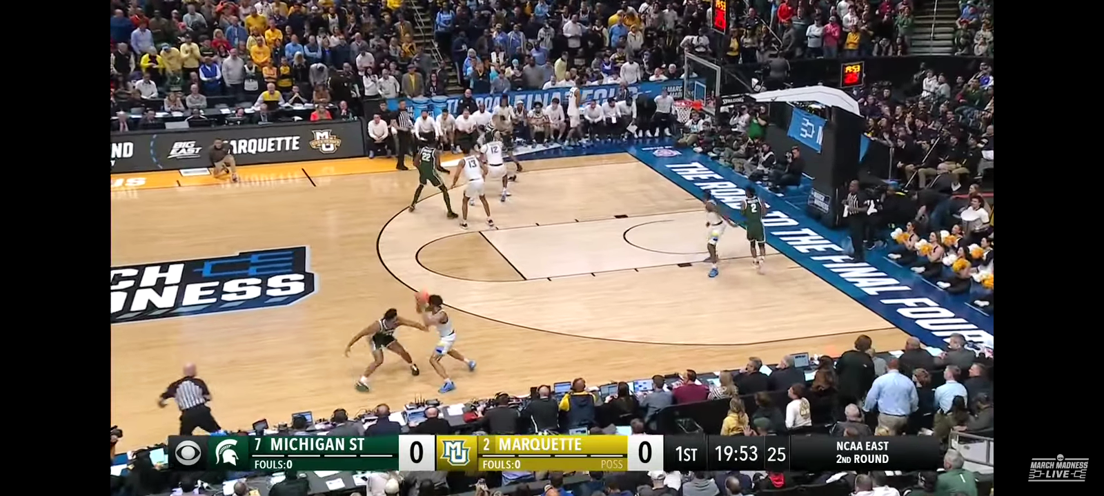 Michigan State vs. Marquette – Second Round NCAA tournament extended highlights