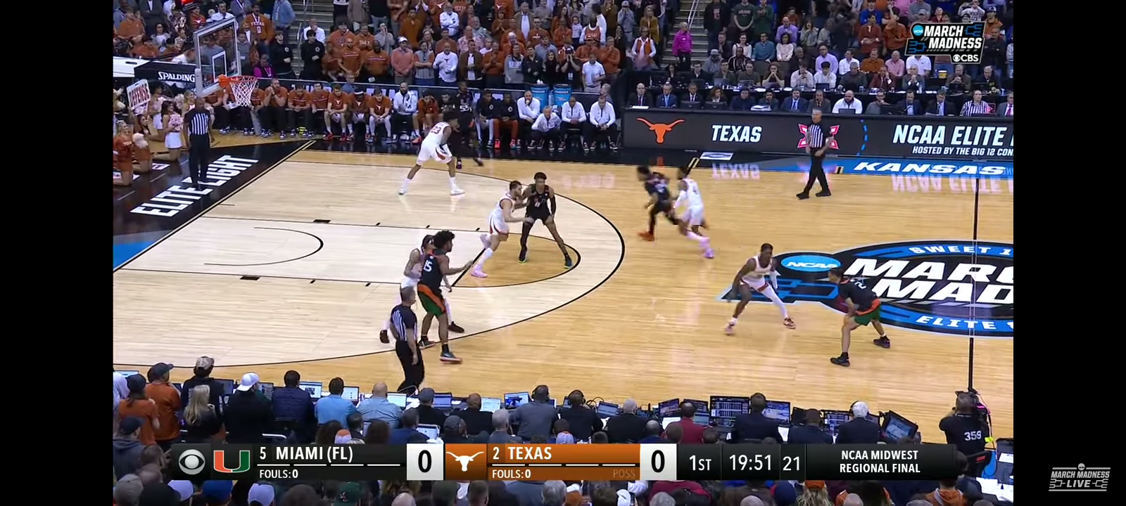 Miami vs. Texas – Elite Eight NCAA tournament extended highlights