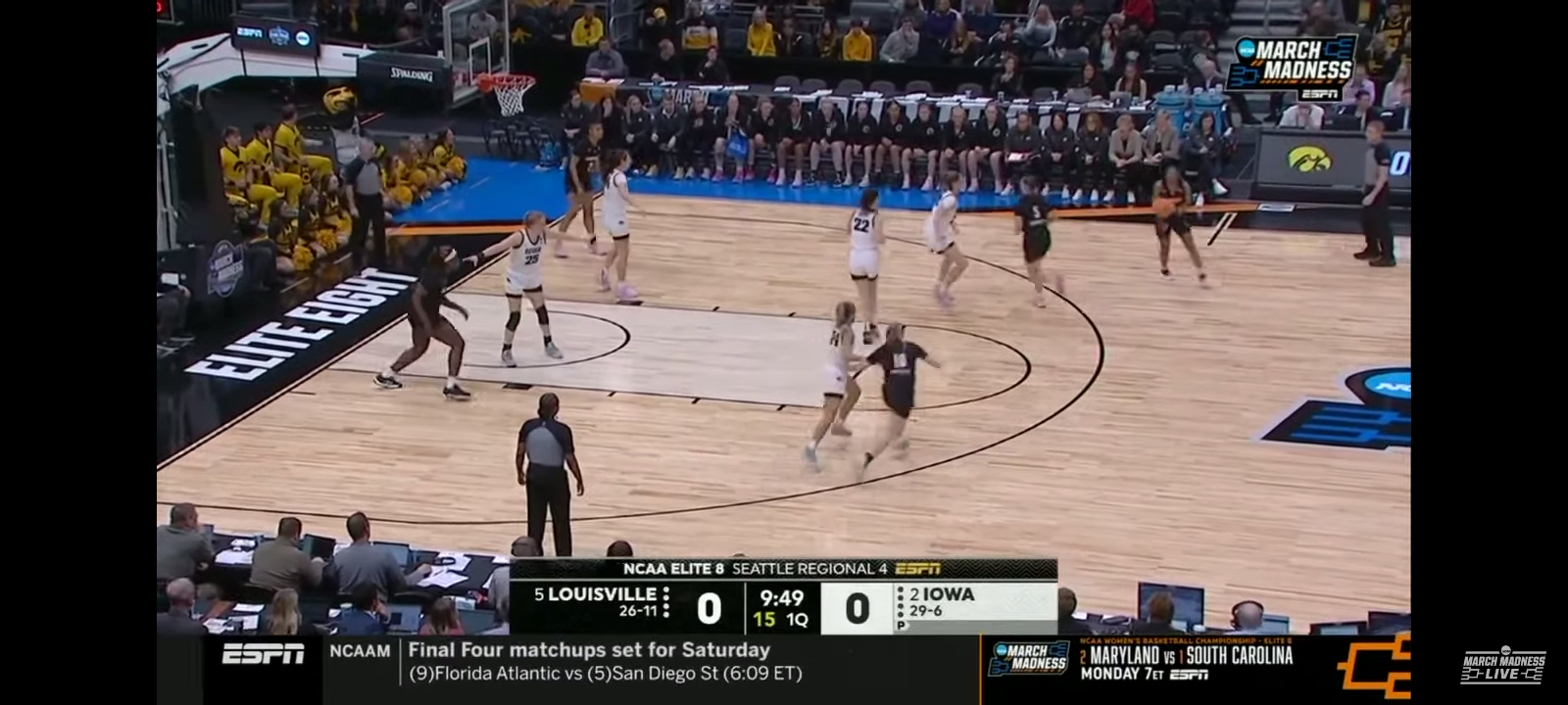 Iowa vs. Louisville – Elite Eight NCAA tournament extended highlights