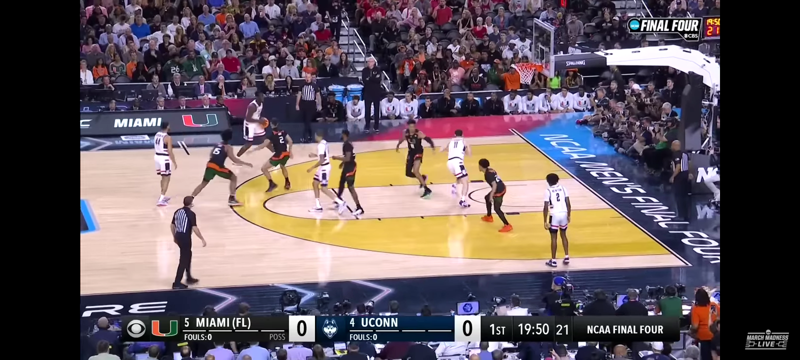 UConn vs. Miami – Final Four NCAA tournament extended highlights