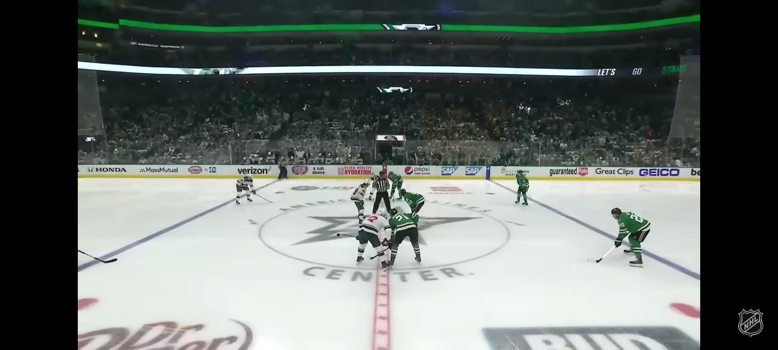 Wild @ Stars; Game 5 | NHL Playoffs