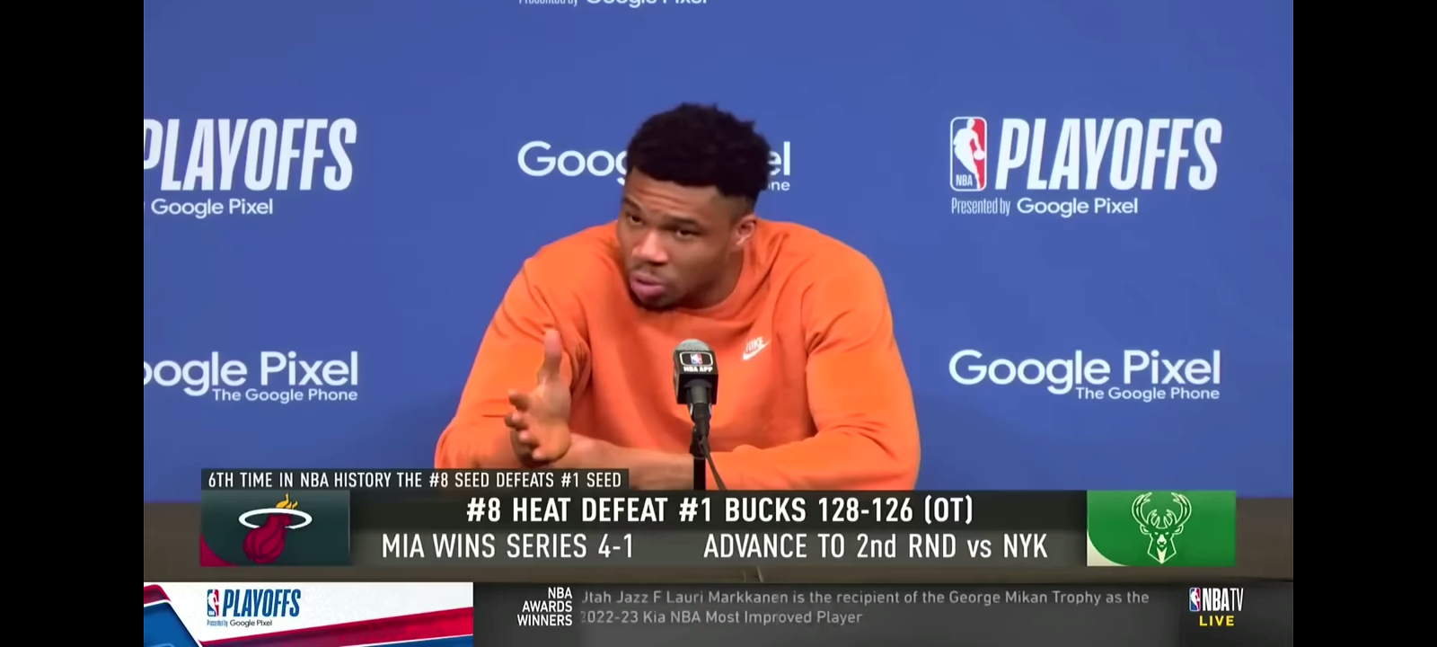 Giannis Calls Out Reporter In HEATED Response