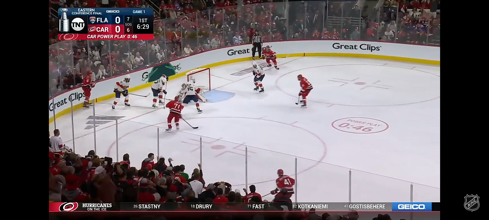 Panthers @ Hurricanes; Game 1 | NHL Playoffs