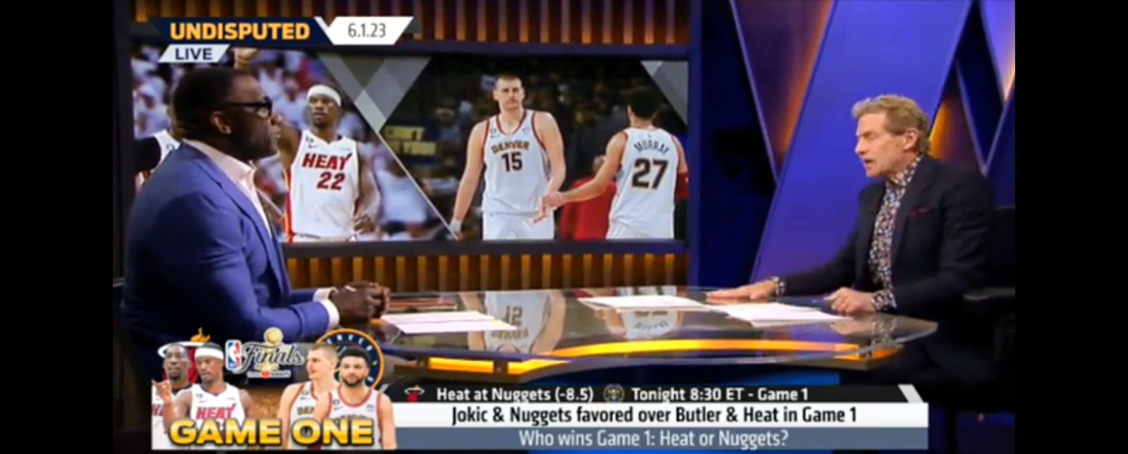 Who wins Game 1: Jokic or Butler? – Skip and Shannon react NBA Finals: Heat vs Nuggets