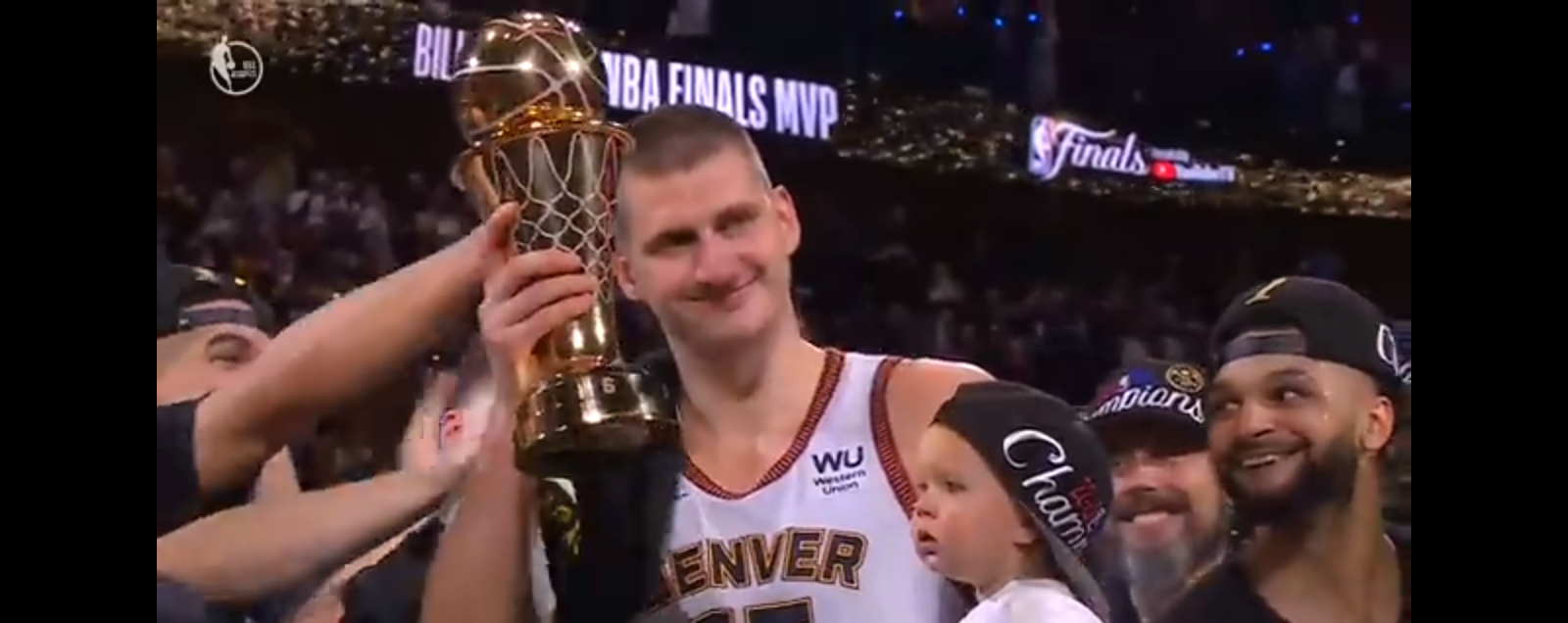 Denver Nuggets Larry O’Brien NBA Championship Trophy Presentation 🏆