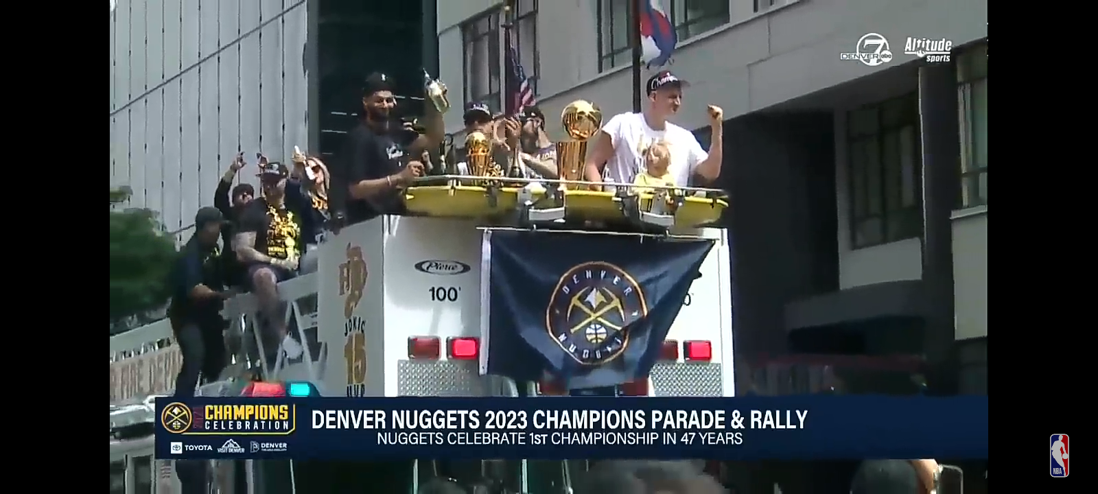 The BEST Moments From The Denver Nuggets 1st Champions Parade In 47 Years!