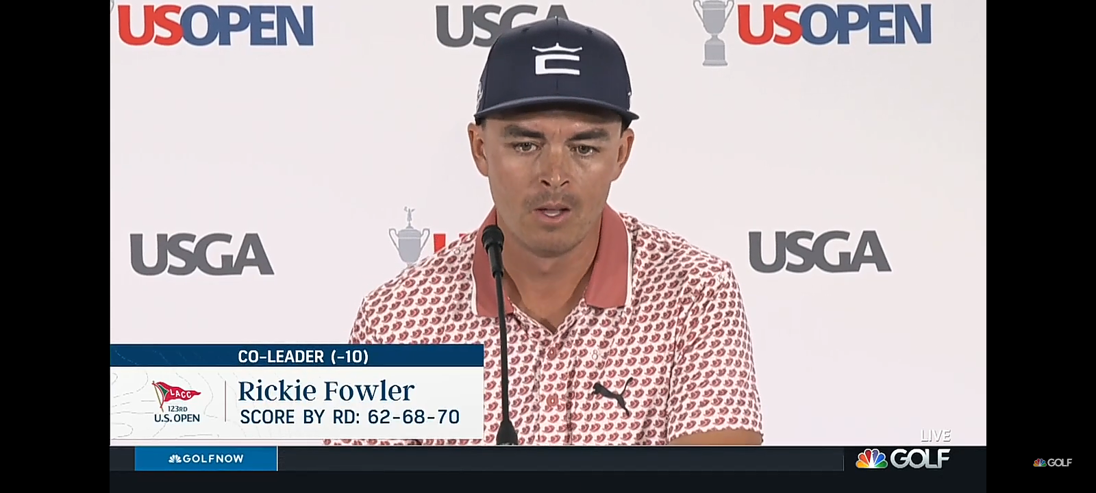 Rickie Fowler looking for hometown win at U.S. Open