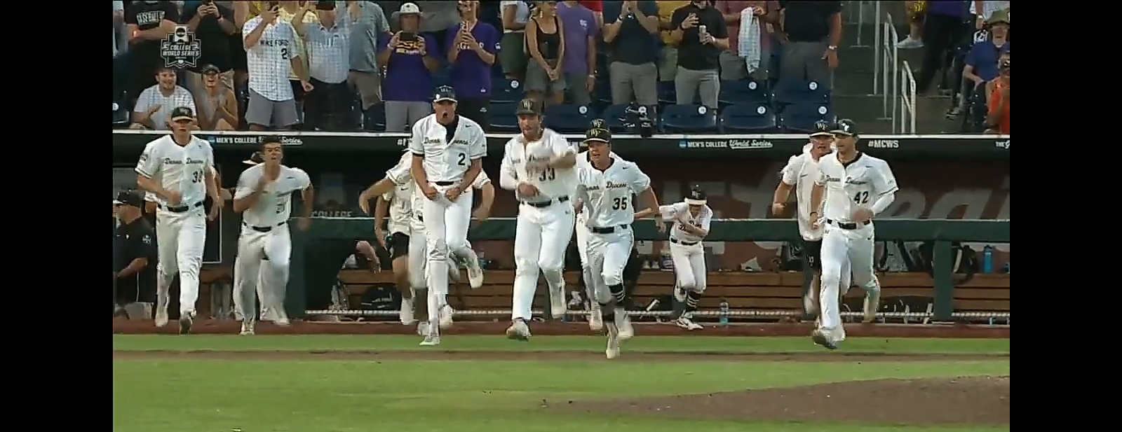 #5 LSU v #1 Wake Forest (AMAZING!) | College World Series Winners Bracket