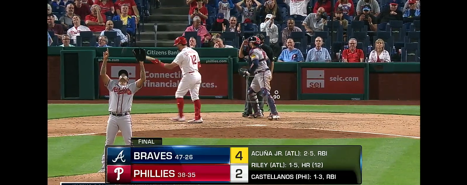 Braves vs. Phillies | MLB Highlights
