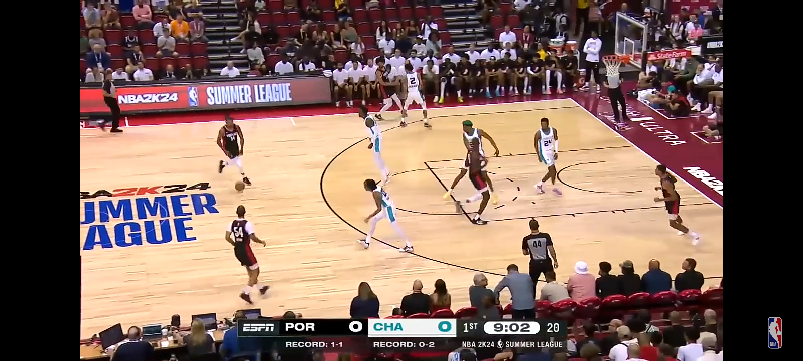 TRAIL BLAZERS vs HORNETS | NBA SUMMER LEAGUE