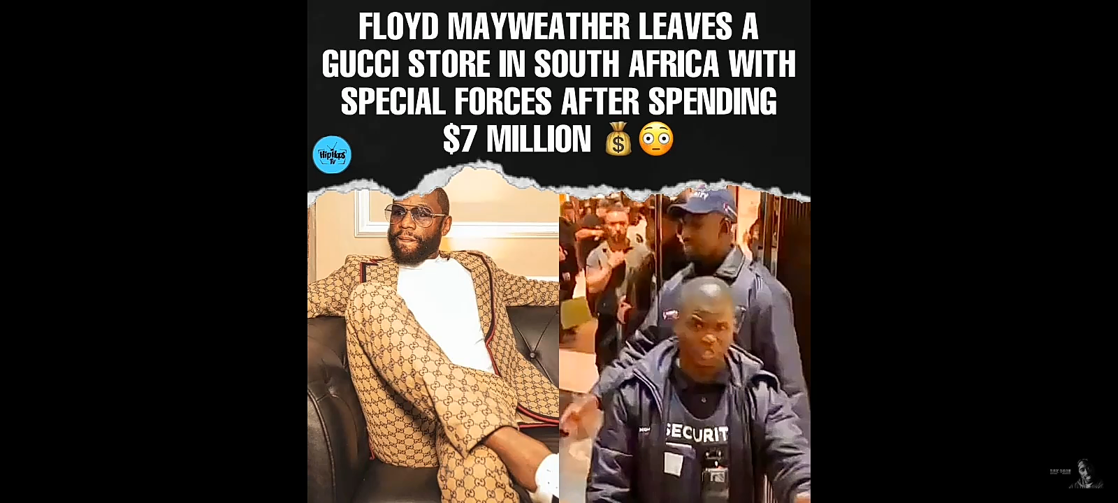 Floyd Mayweather spent $7,000,000 at a Gucci store in Africa and left with special forces