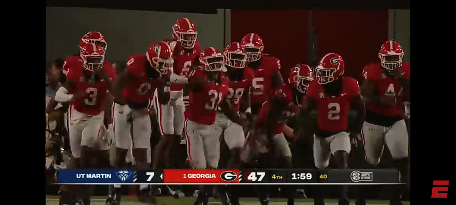 🚨 HUGE FIRST WIN 🚨 UT Martin Skyhawks vs. Georgia Bulldogs