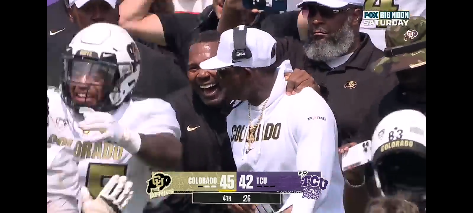 The Sanders’ Debut 🙌 Colorado Buffaloes vs. TCU Horned Frogs