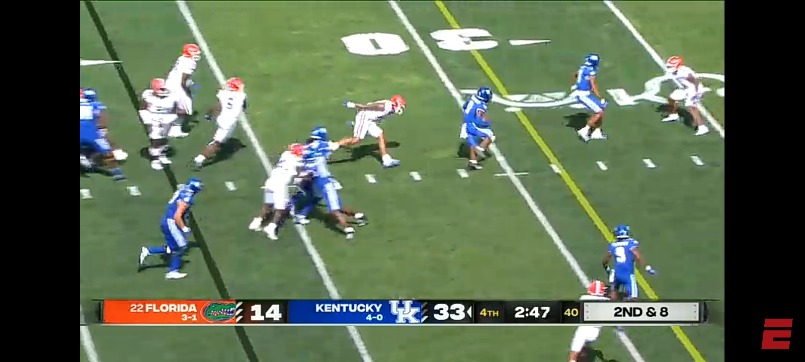 Ray Davis was MOVING TODAY 🙌 Florida Gators vs. Kentucky Wildcats