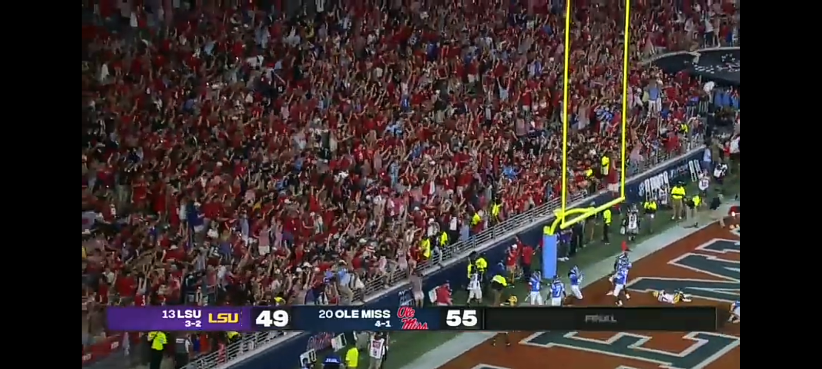 LSU Tigers vs. Ole Miss Rebels