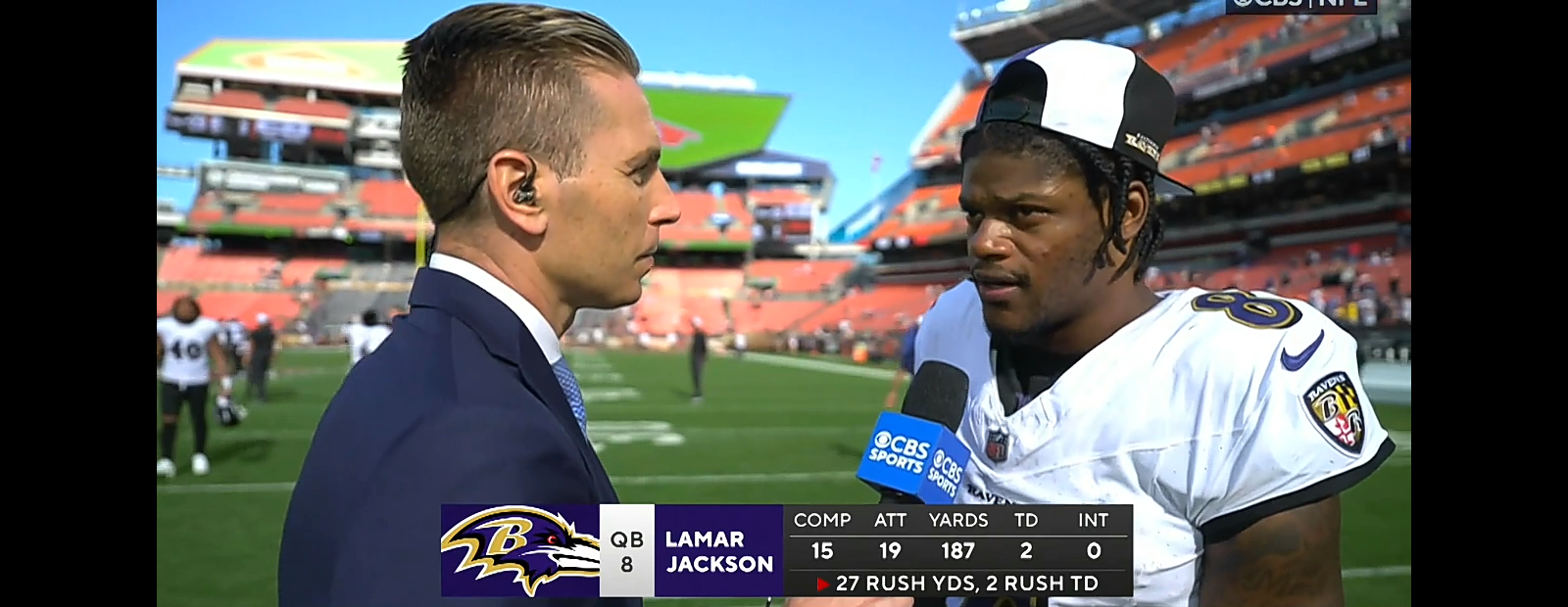 Lamar Jackson leads Ravens offensive to bounce-back win over Browns