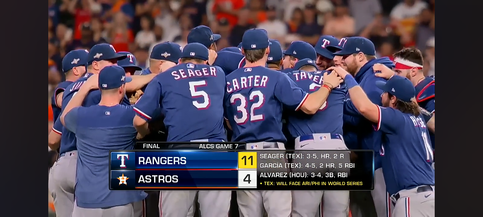 Rangers vs. Astros ALCS Game 7 | MLB Highlights