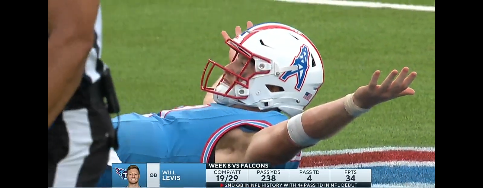 Will Levis tallies 4 TDs in HISTORIC debut, POWERS Titans past Falcons | Game Recaps