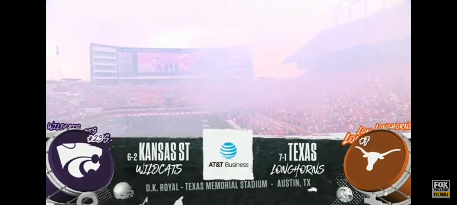 Kansas State Wildcats vs. No. 7 Texas Longhorns Highlights