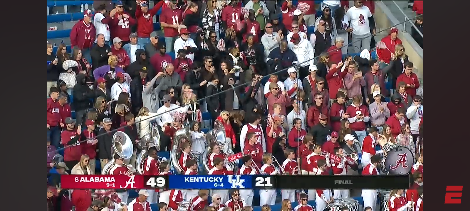 🚨 SEC WEST CHAMPS 🚨 Alabama Crimson Tide vs. Kentucky Wildcats