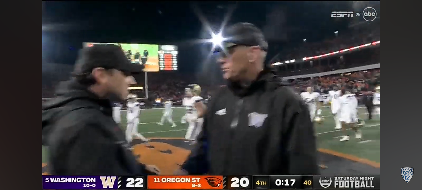 No. 5 Washington vs. No. 11 Oregon State Football Highlights