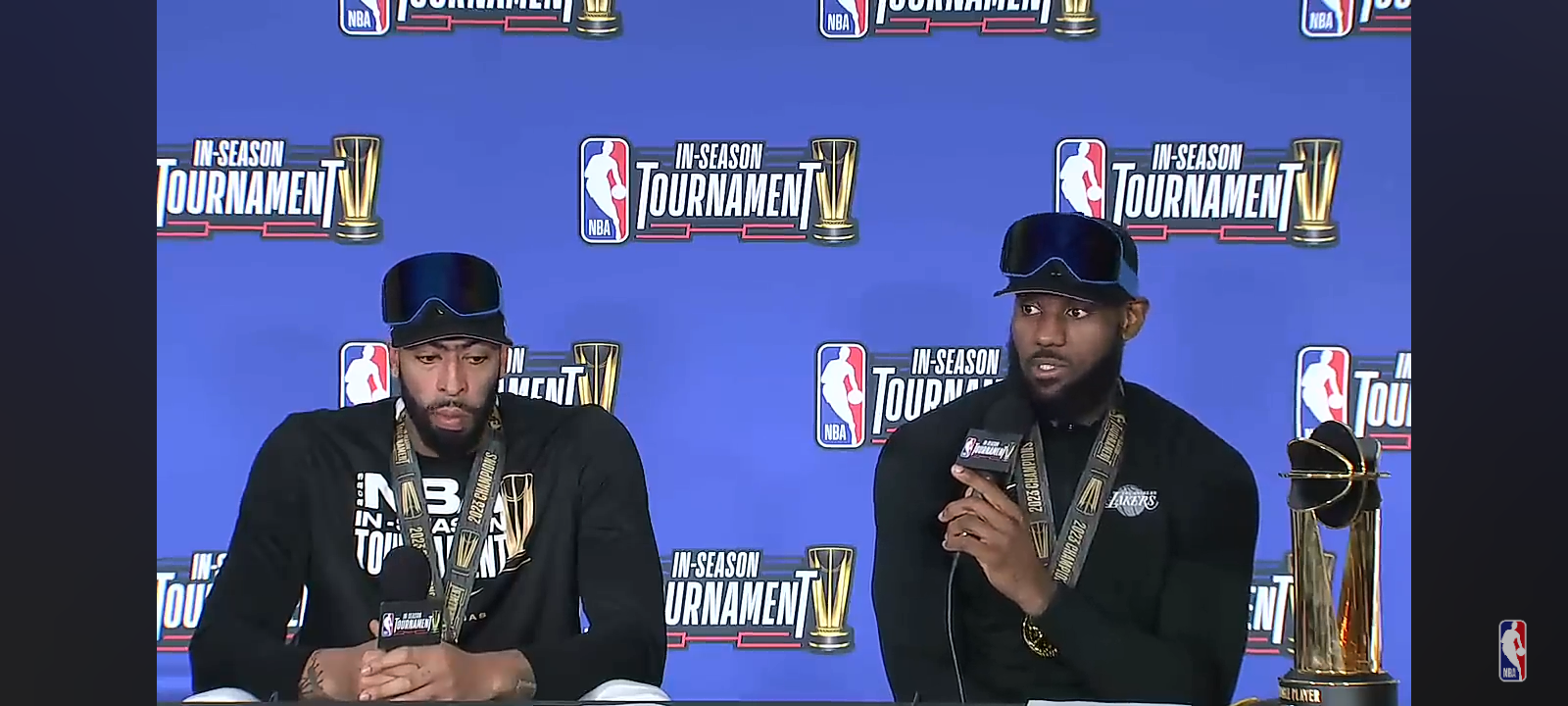 Lakers Sound Off After Winning The First-Ever NBA In-Season Tournament Championship 🏆