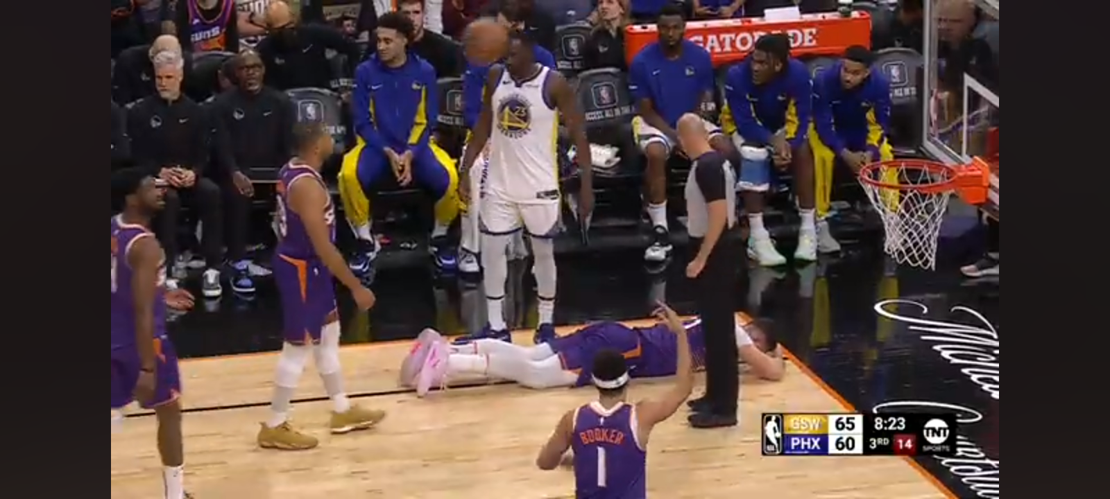 Draymond Green Ejected for Flagrant 2 on Jusuf Nurkic