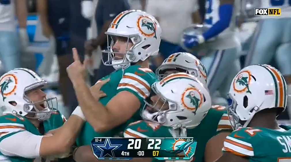 Dolphins CLINCH Playoff berth with LATE comeback win