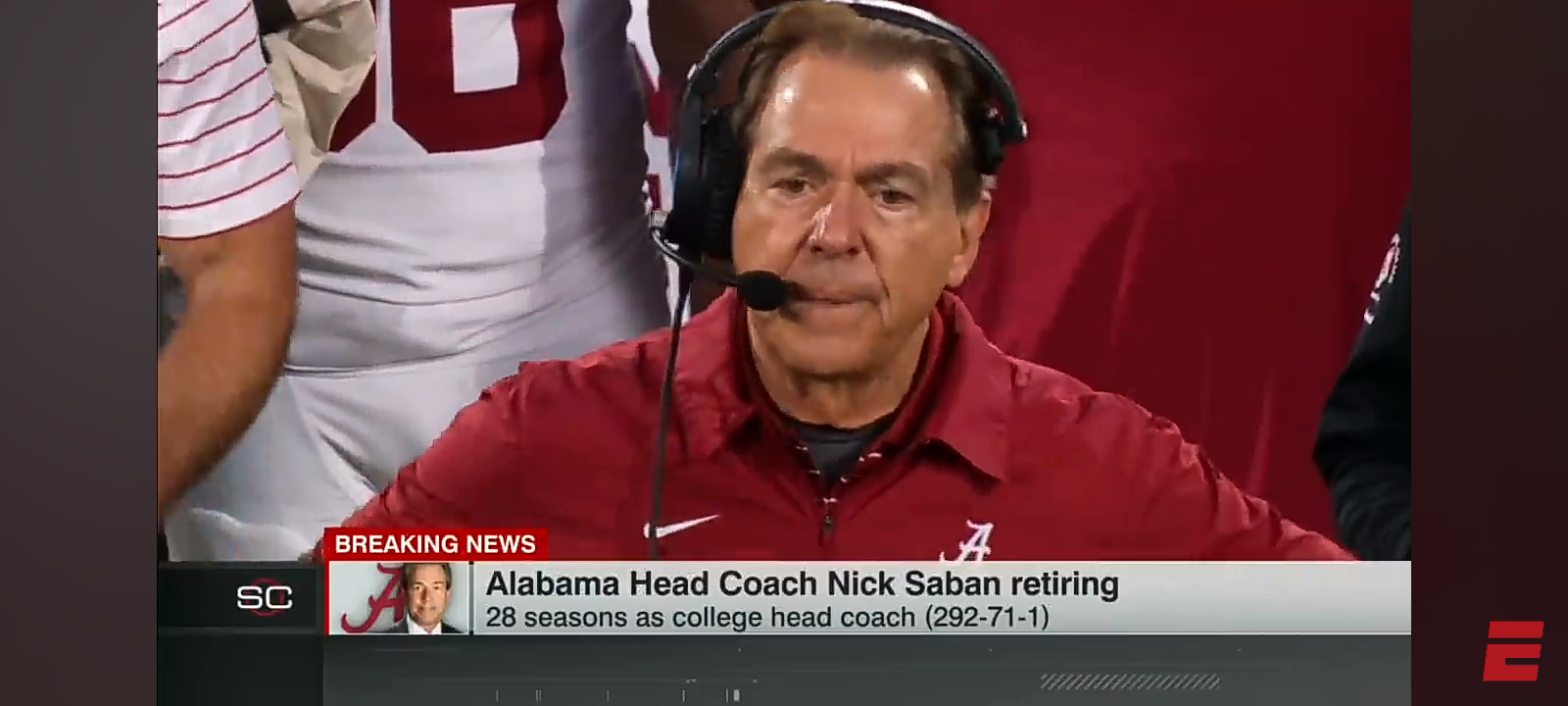 STEPHEN A. SMITH reacts to Nick Saban’s retirement 🗣️ ‘I’M SHOCKED!’
