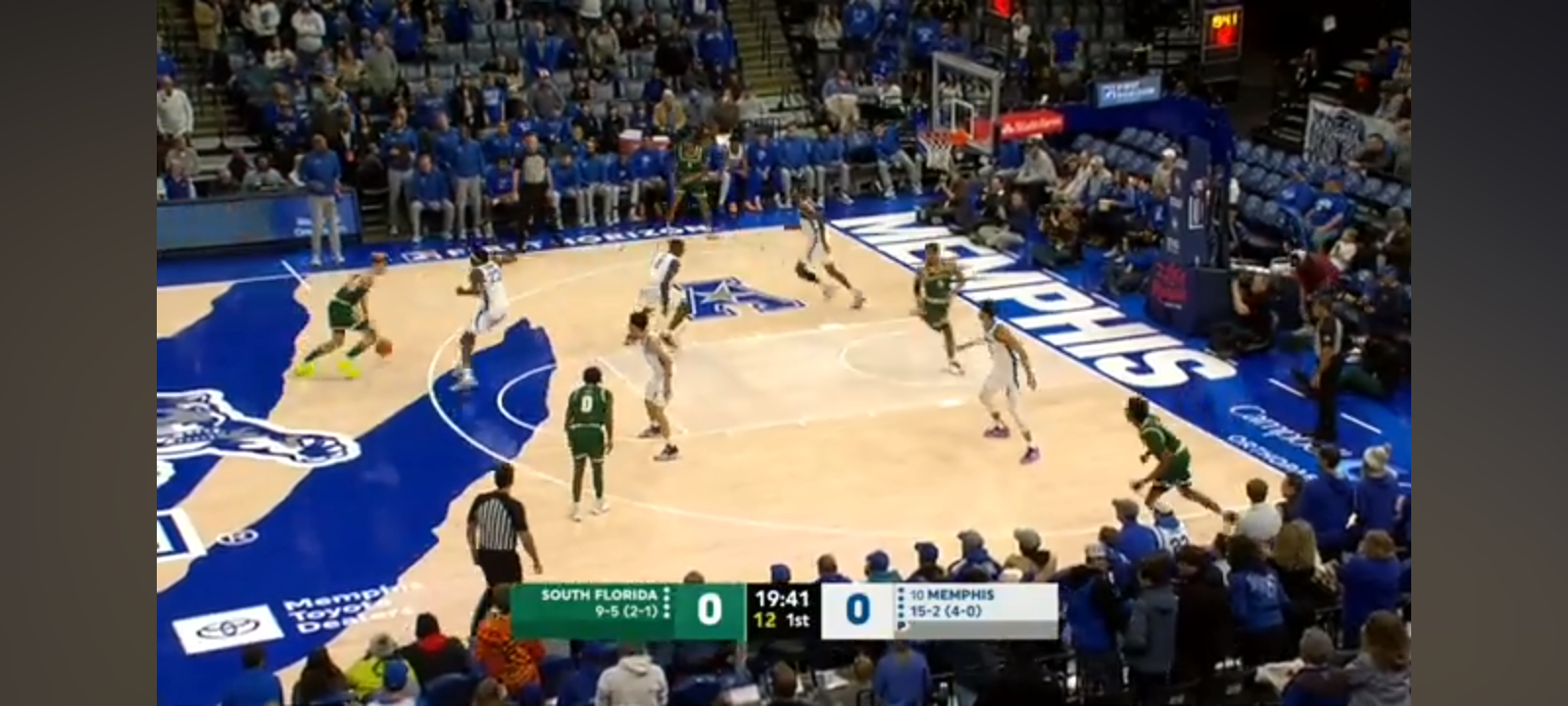 TOP-10 UPSET 🚨 USF Bulls vs. Memphis Tigers