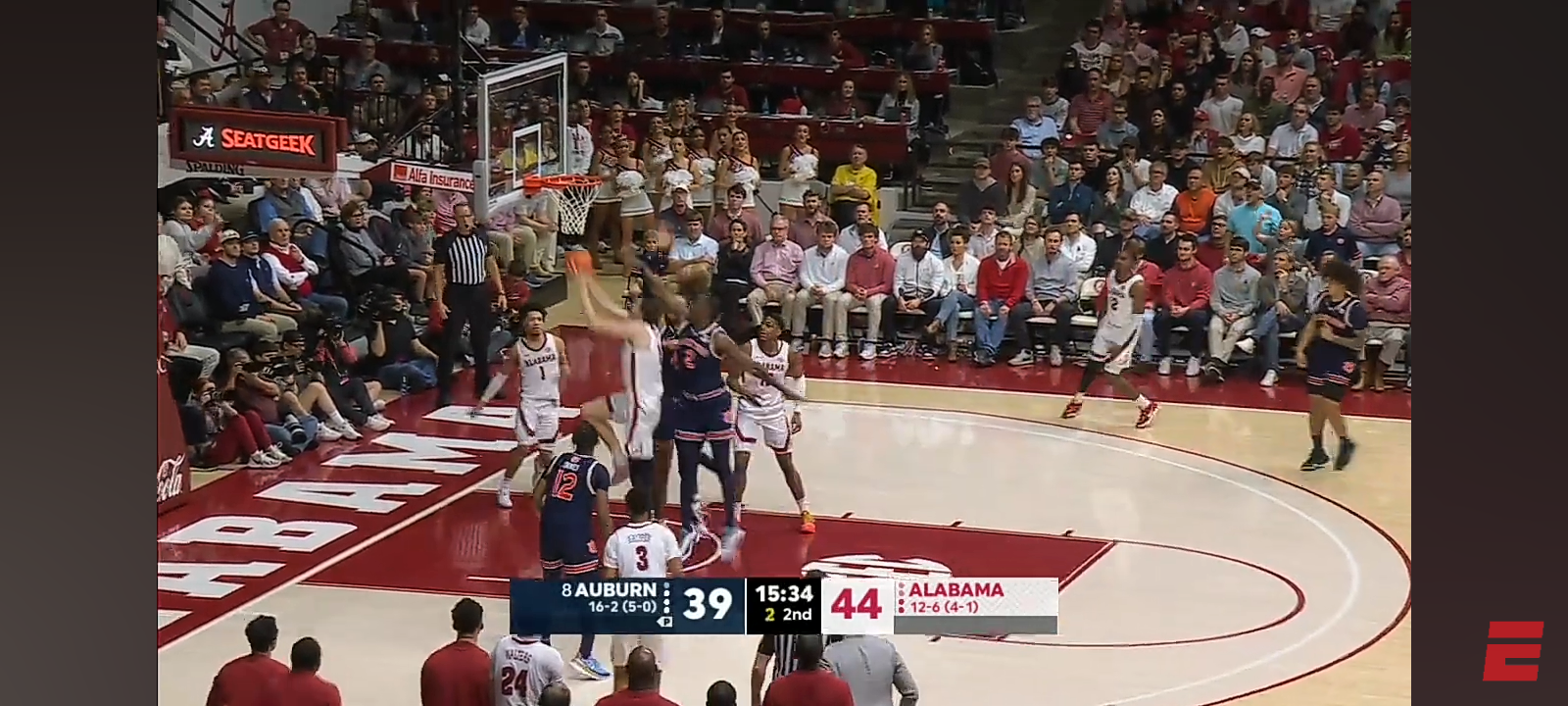 IRON BOWL OF BASKETBALL UPSET 🏆 Auburn Tigers vs. Alabama Crimson Tide