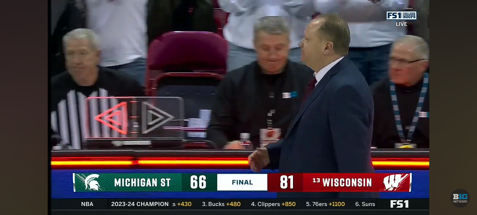 Michigan State at Wisconsin | Extended Highlights | Big Ten Men’s Basketball