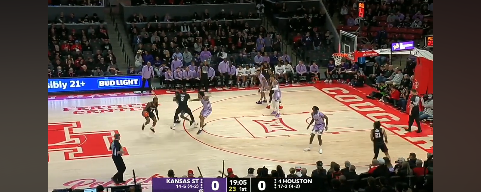 #4 Houston vs Kansas State Highlights | NCAA Basketball