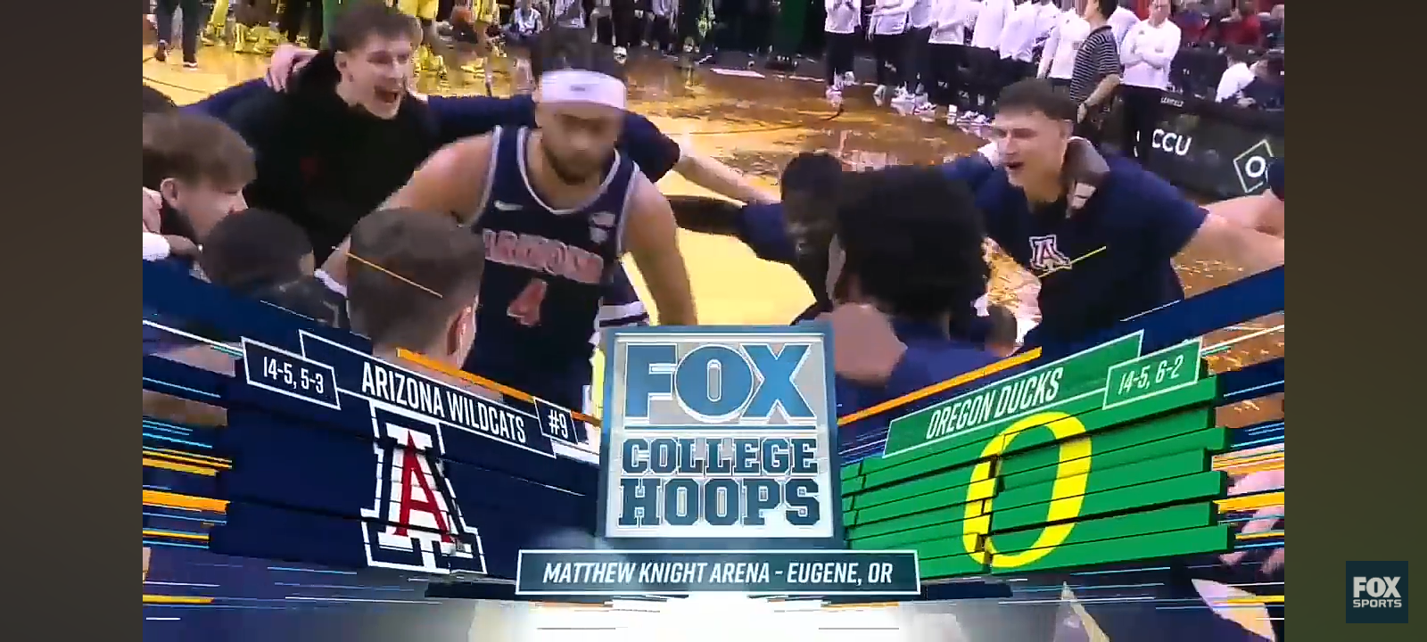 No. 9 Arizona Wildcats vs. Oregon Ducks Highlights