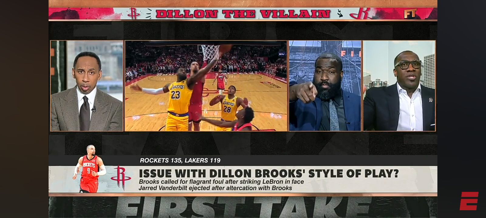 Stephen A. Smith CHASTISES LeBron for how he handled Dillon Brooks?!