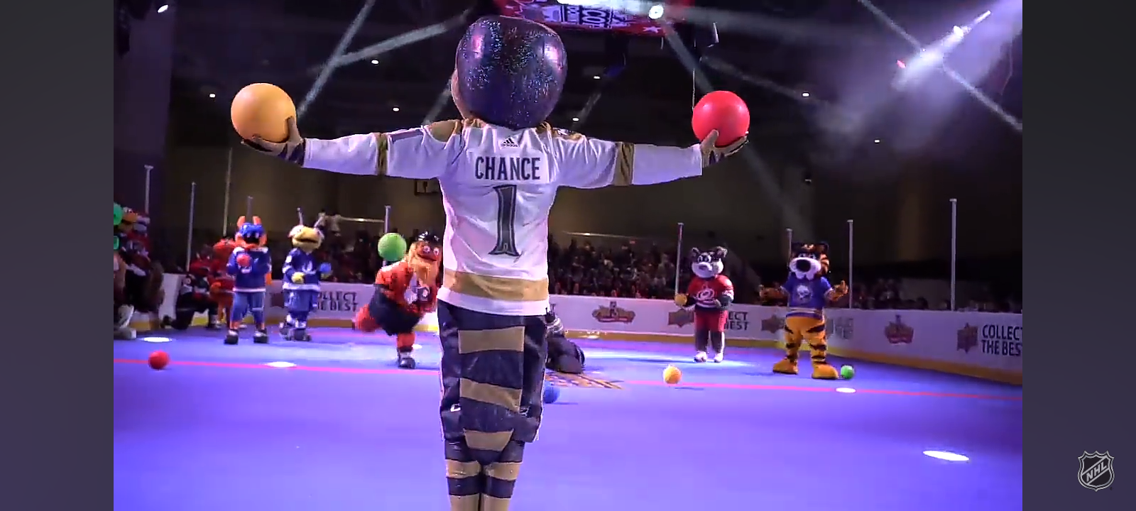 NHL mascots go wild in an All-Star game of dodgeball | 2024 Mascot Showdown