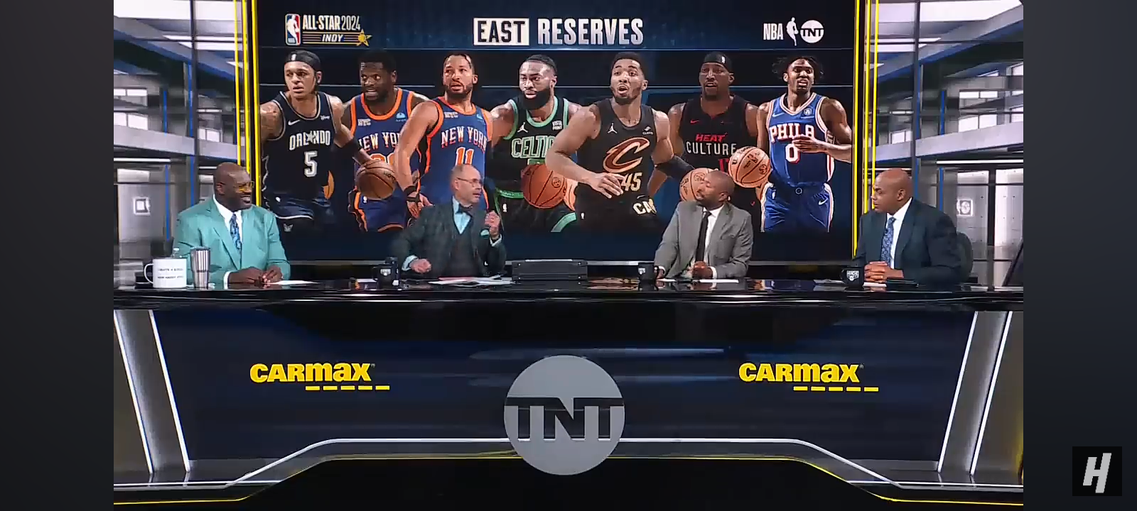 Chuck, Kenny and Shaq lose it at thought of Doc Rivers being East All Star Coach 😂