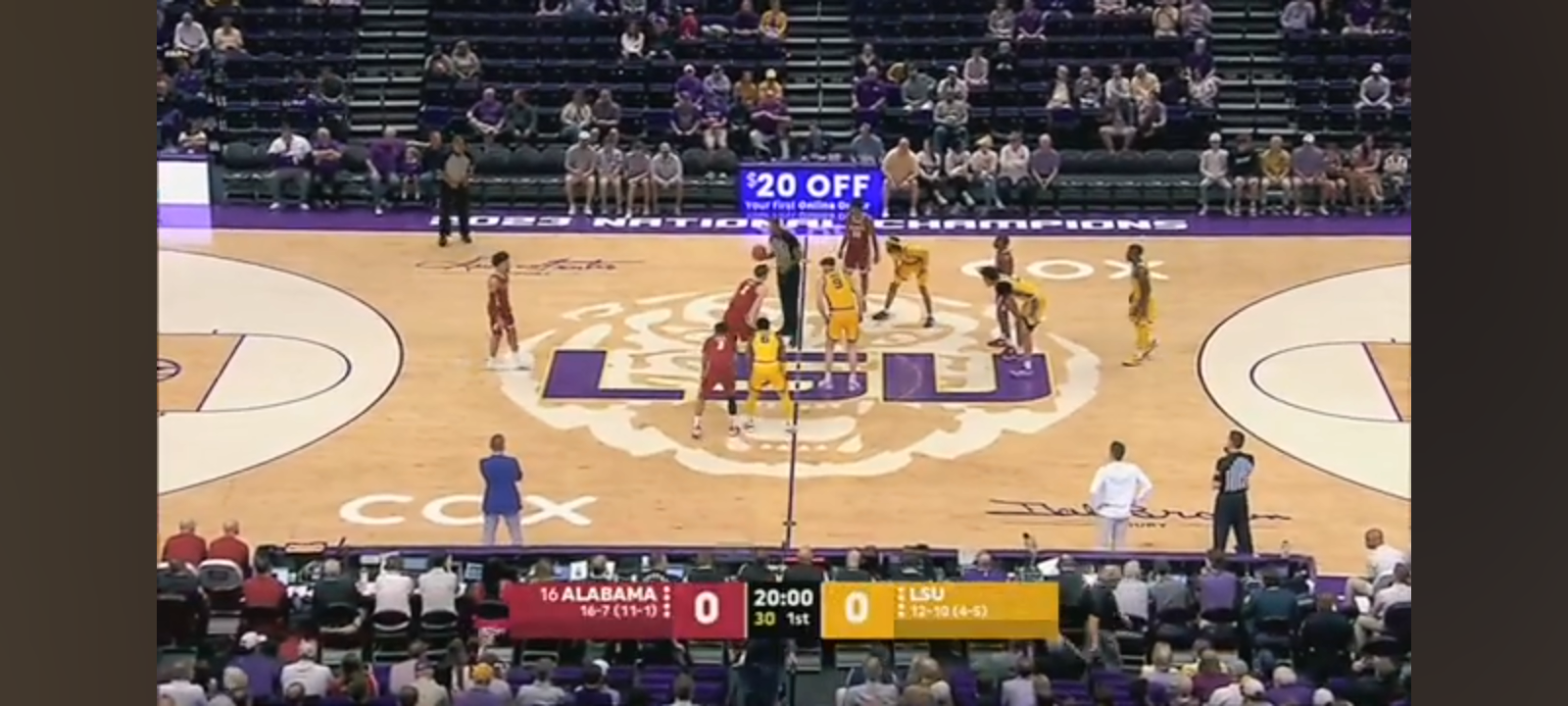 LSU Tigers vs. Alabama Crimson Tide