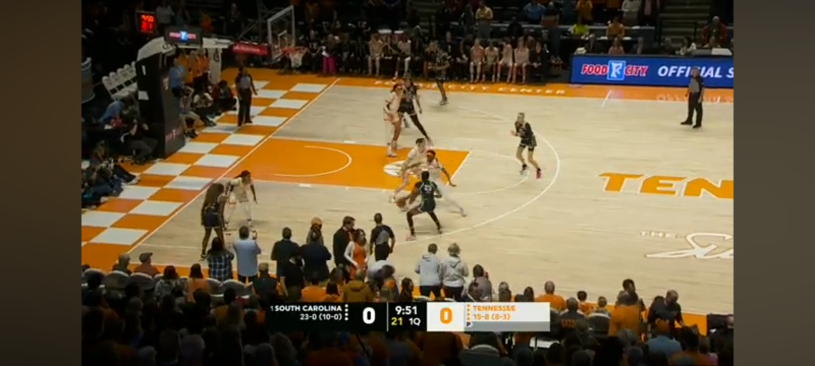 SEC SHOWDOWN 👏 South Carolina Gamecocks vs. Tennessee Lady Volunteers