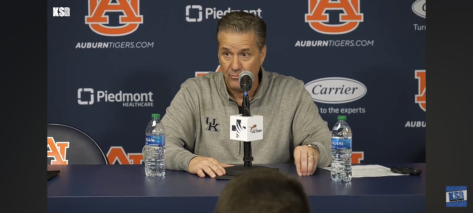 John Calipari talks Kentucky’s 70-59 upset over Auburn