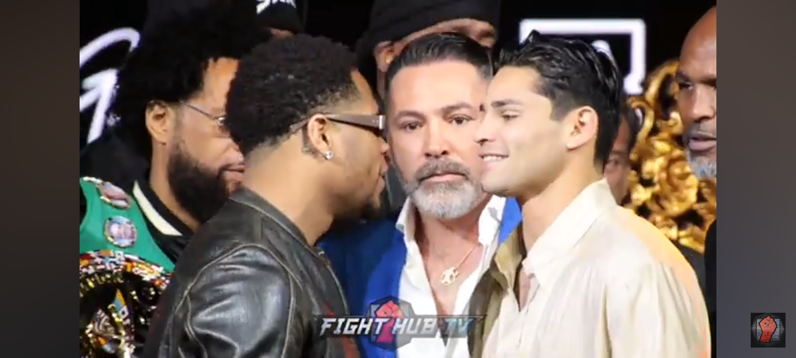 HEATED Devin Haney vs Ryan Garcia FULL PRESS CONFERENCE & FACE OFF video