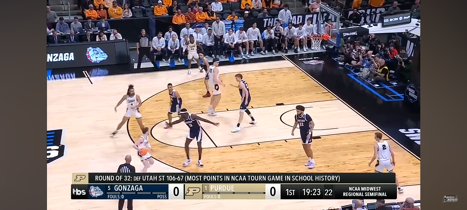 Purdue vs. Gonzaga – Sweet 16 NCAA tournament extended highlights
