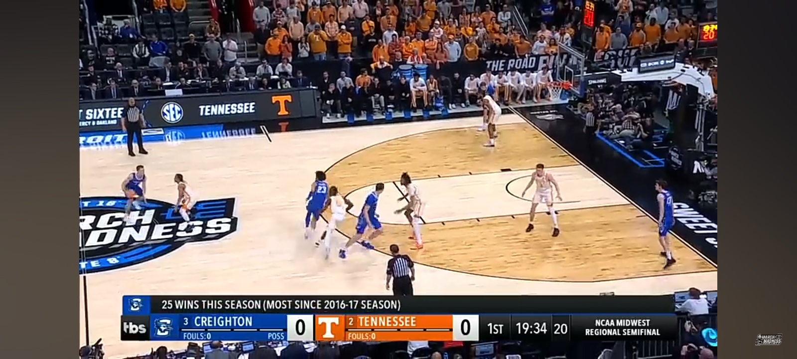 Tennessee vs. Creighton – Sweet 16 NCAA tournament extended highlights