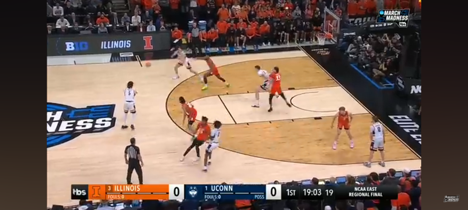UConn vs. Illinois – Elite Eight NCAA tournament extended highlights