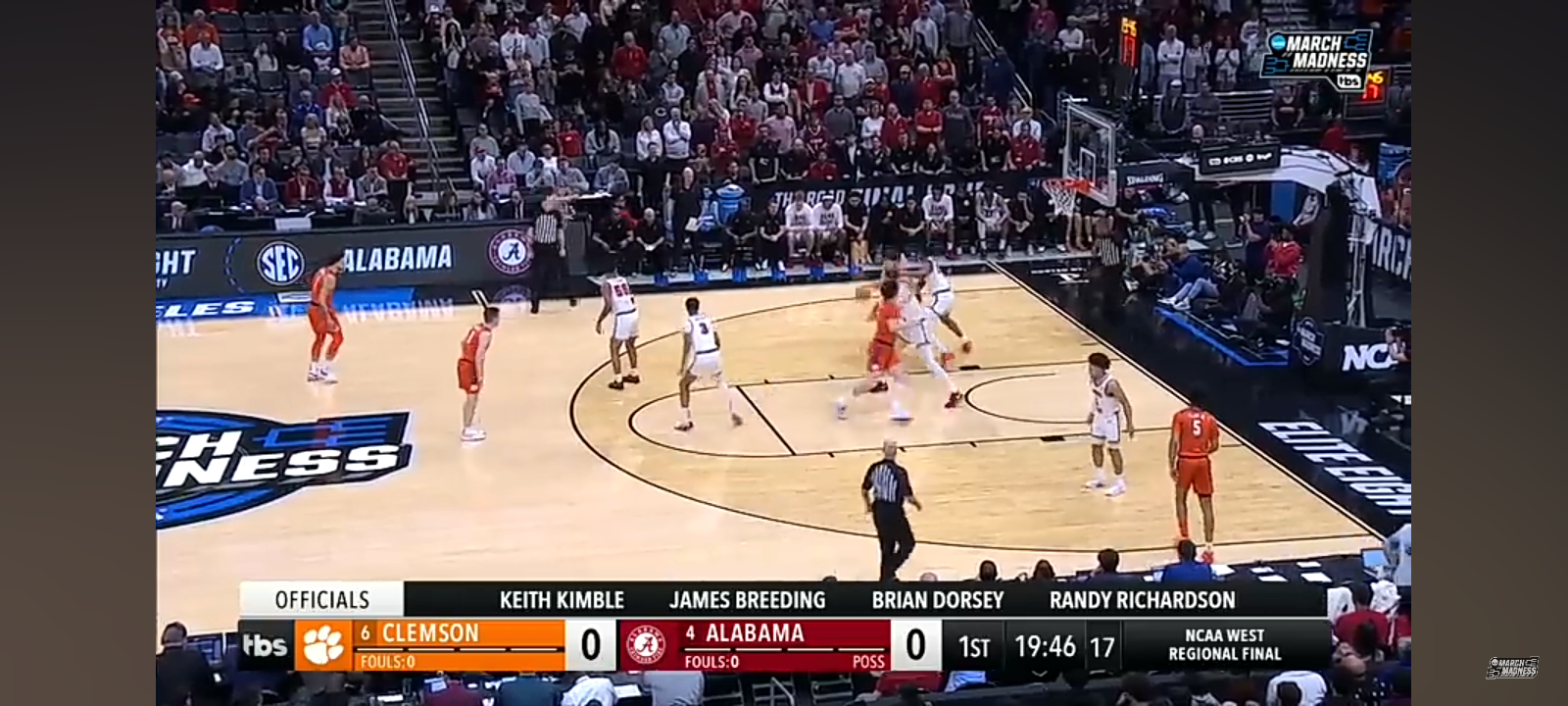 Alabama vs. Clemson – Elite Eight NCAA tournament extended highlights