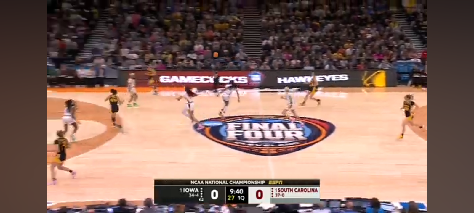 2024 National Championship: Iowa Hawkeyes vs. South Carolina Gamecocks