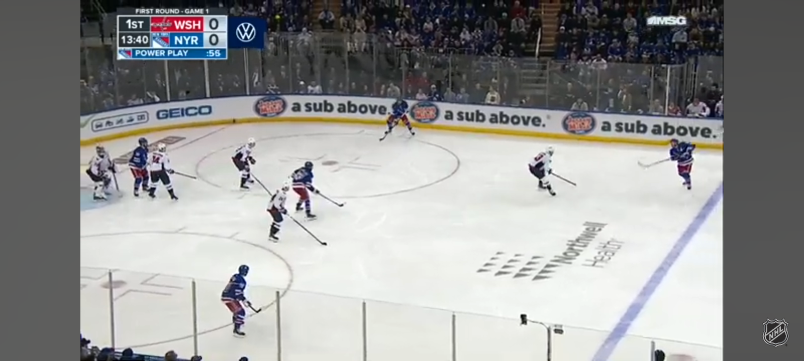 Gm 1: Capitals @ Rangers | NHL Playoffs